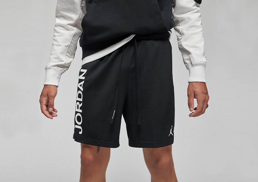 Los Angeles Lakers Mesh Court Shorts - Black - Throwback
